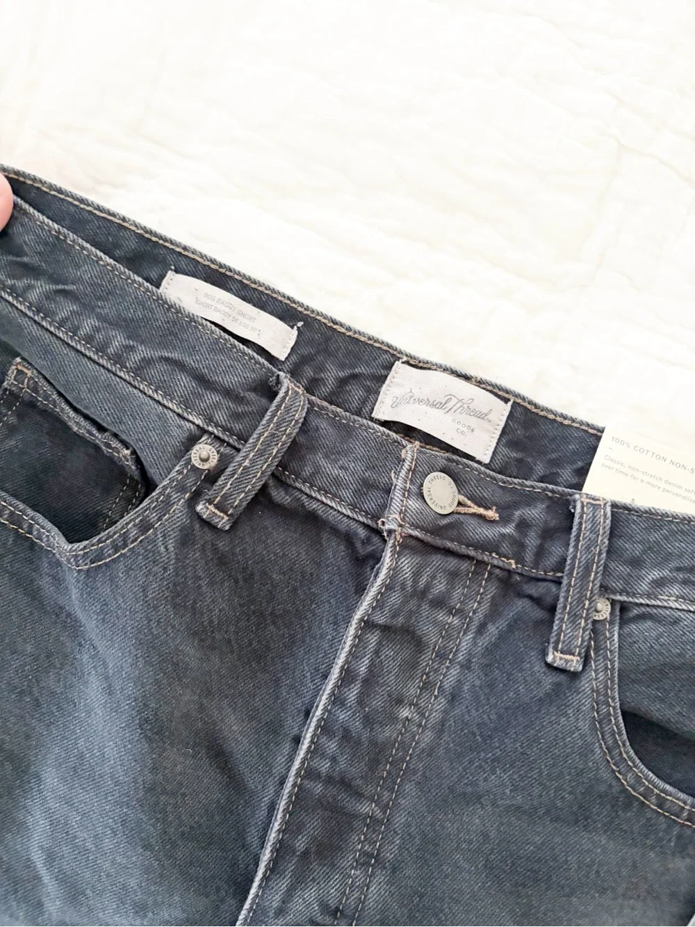 NEW ⭐️ 8 Universal Thread Black Jean Shorts 90s baggy short